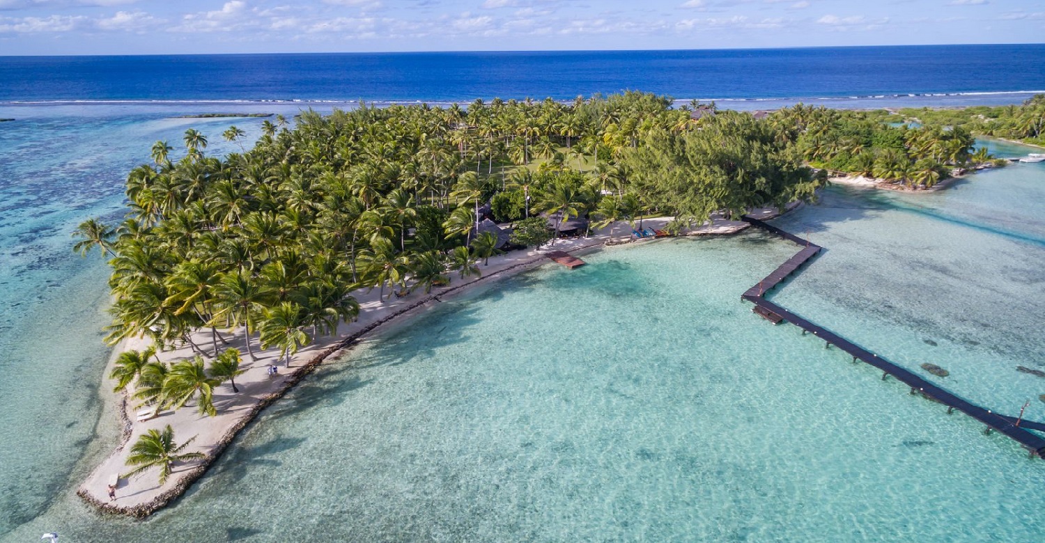 Aerial View | Credit: Vahine Private Island