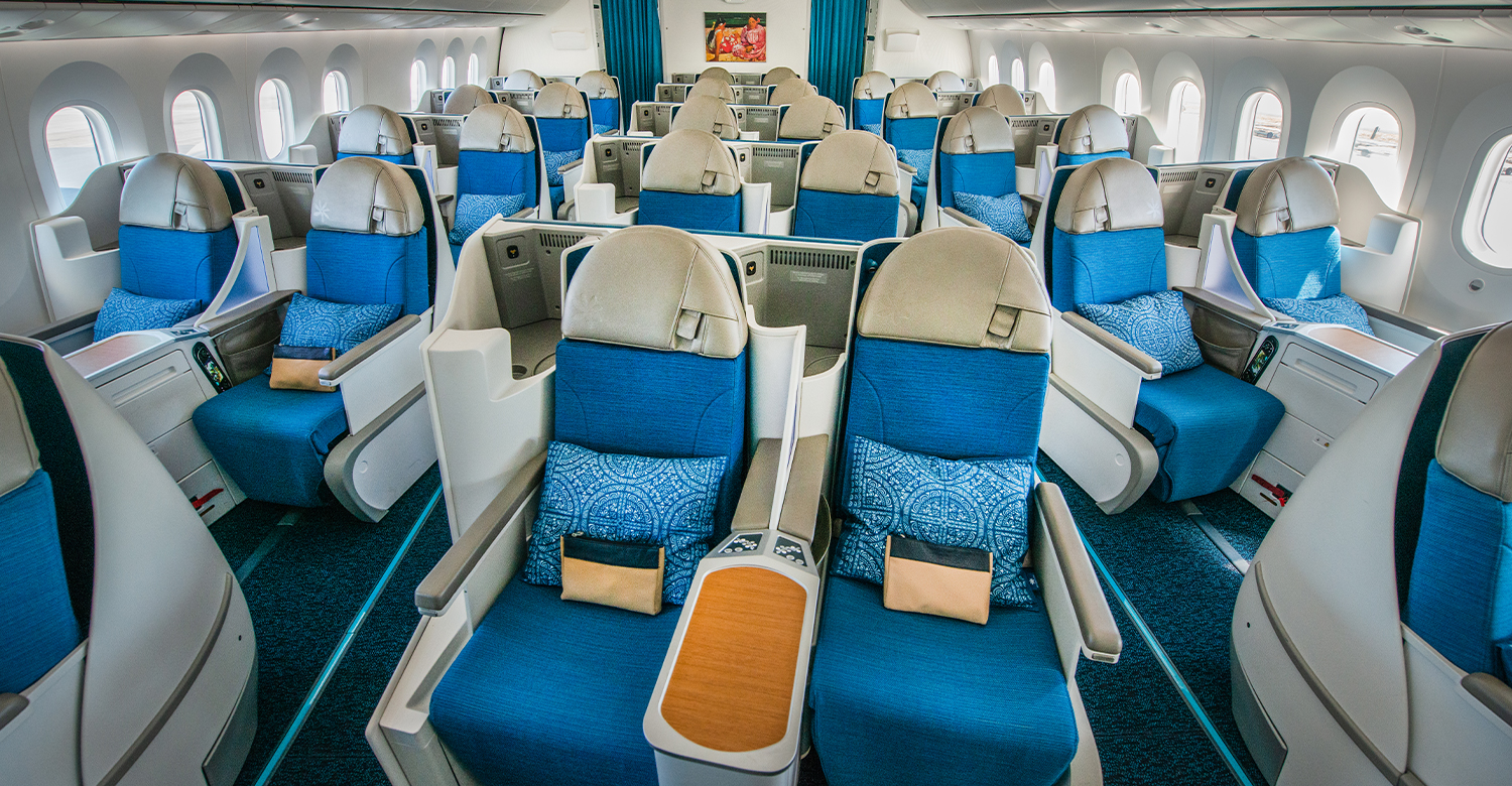 Poerava Business Class | Credit: Air Tahiti Nui
