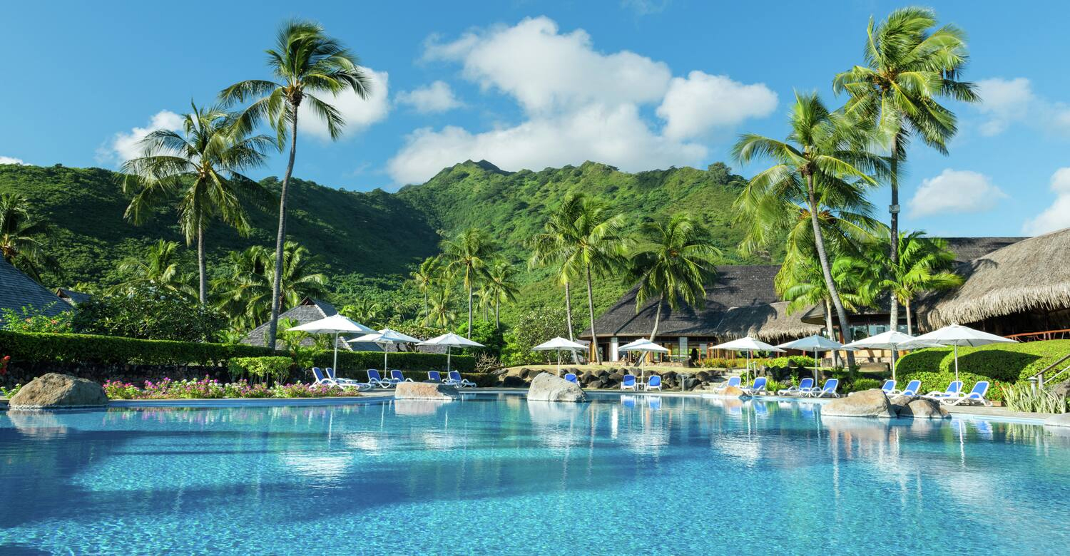 Pool | Credit: Hilton Moorea Lagoon Resort & Spa