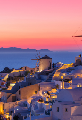 Sunsets in Santorini and beyond
