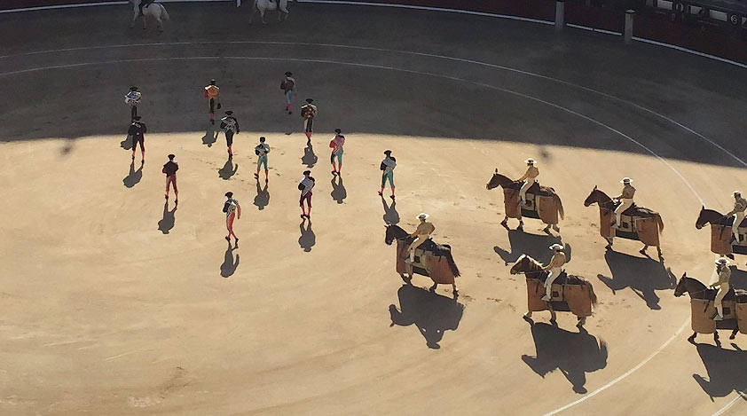 Bullfighting in Seville.
