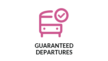 Book your journey with peace of mind through our guaranteed departures for all Entire Group Journeys. Once reserved, rest assured that the departure is guaranteed, eliminating worries about cancellations. We provide comprehensive travel insurance, exclusive discounts for children, and 24/7 phone service for support. Travel confidently knowing your plans are secure from the moment you book. Relax and create unforgettable memories while we manage the details.