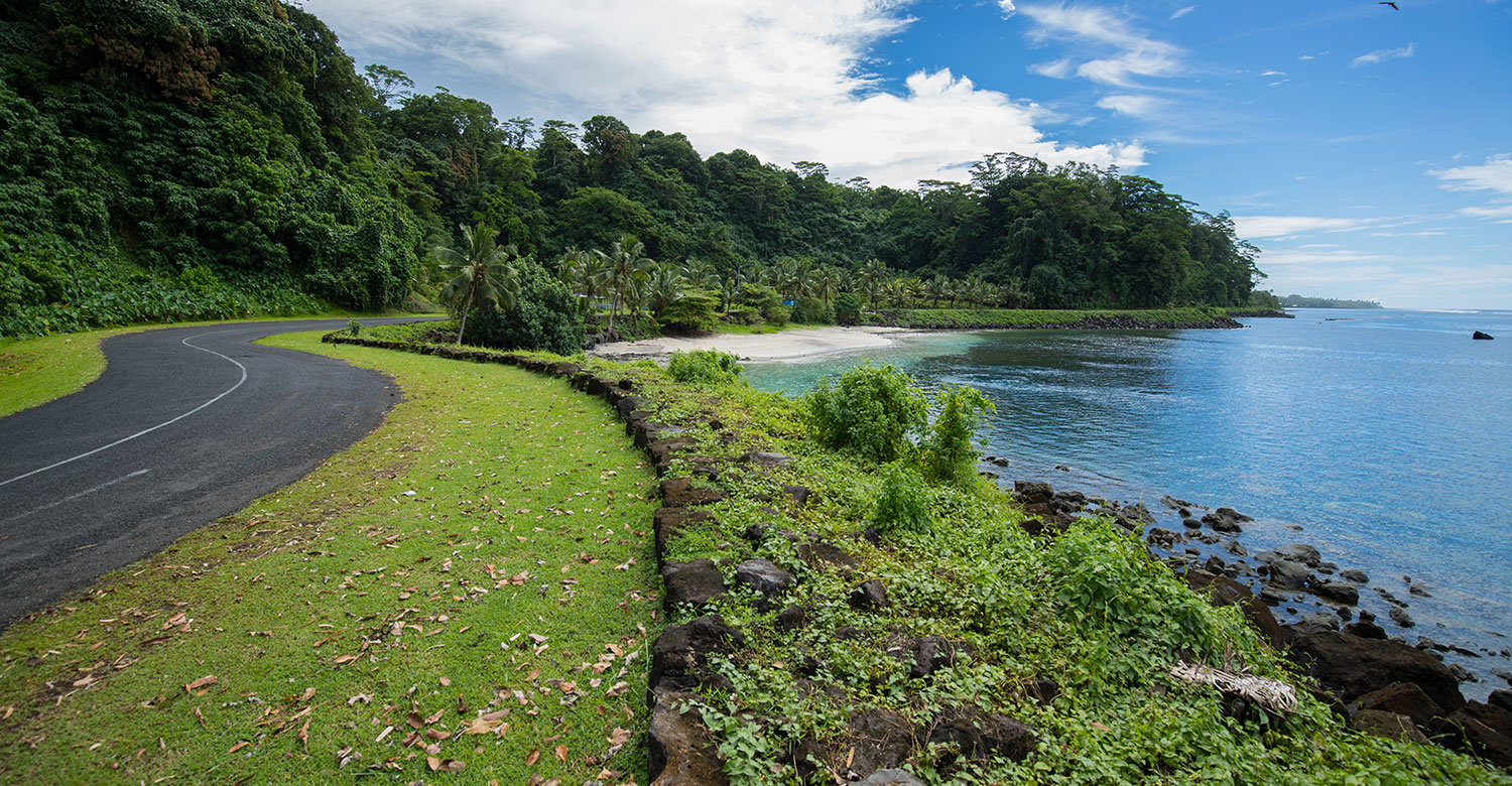 Seaside Road | Image credit Samoa Tourism
