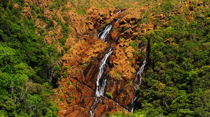 Wadiana Falls in Goro, New Caledonia