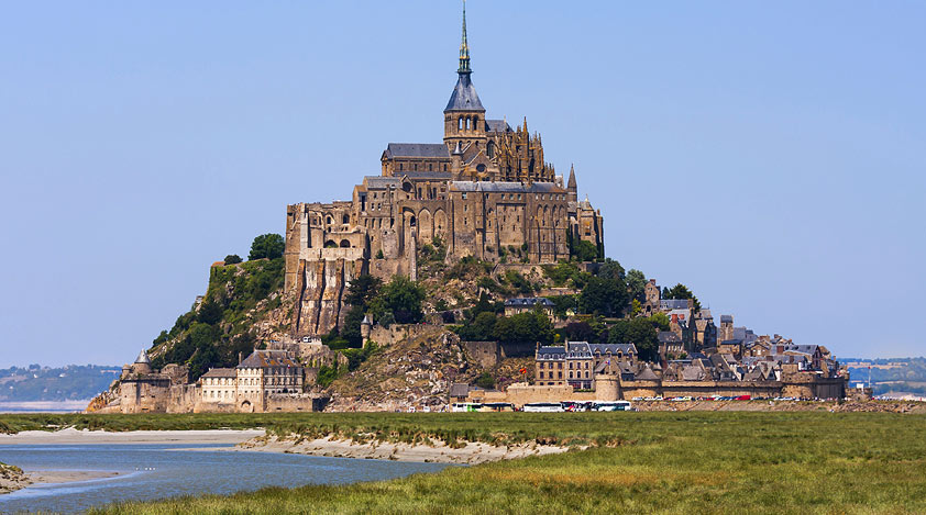 The Mont Saint-Michel in Normandy, France