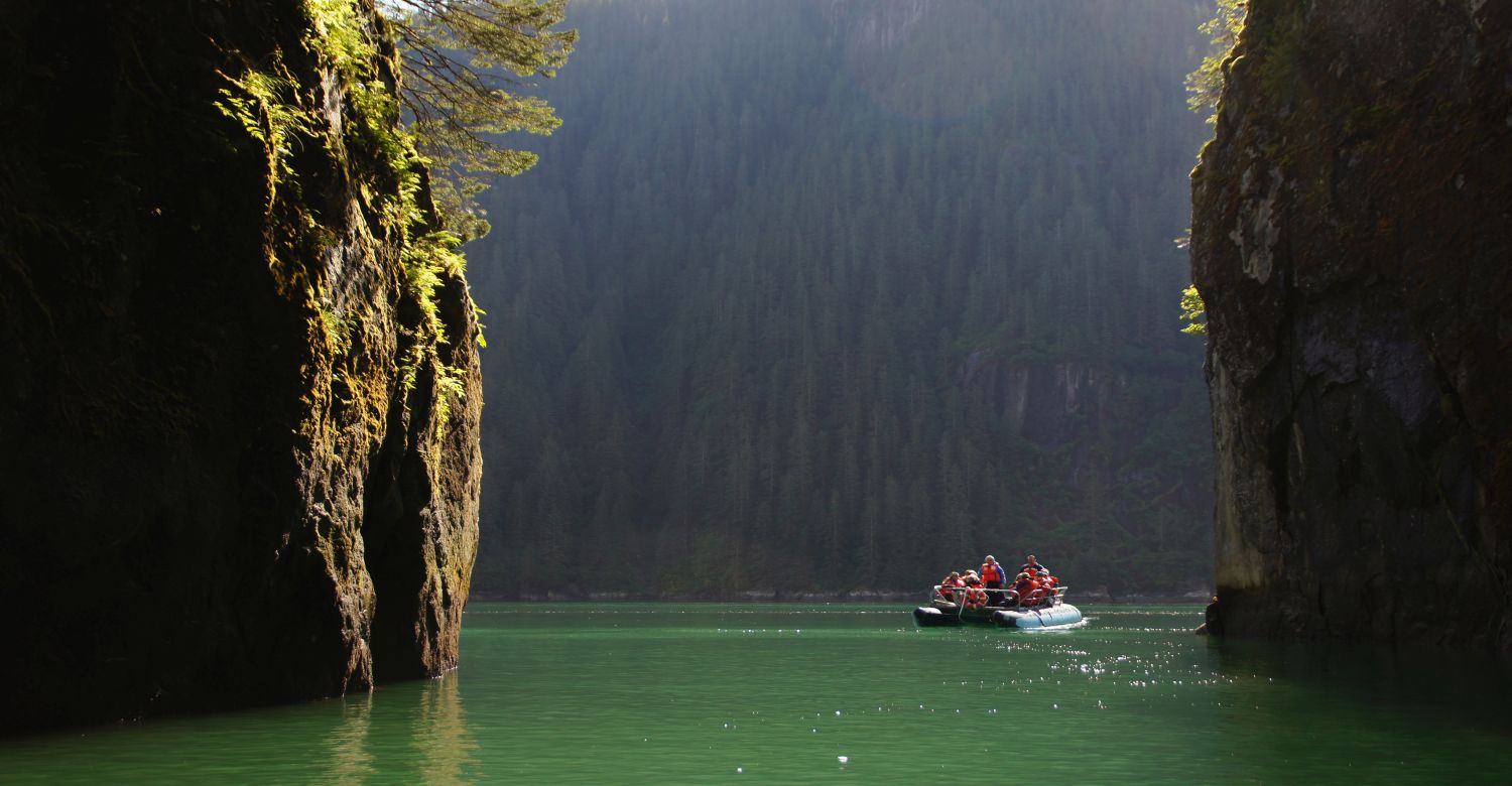 Skiff Tour in Alaska | Credit UnCruise