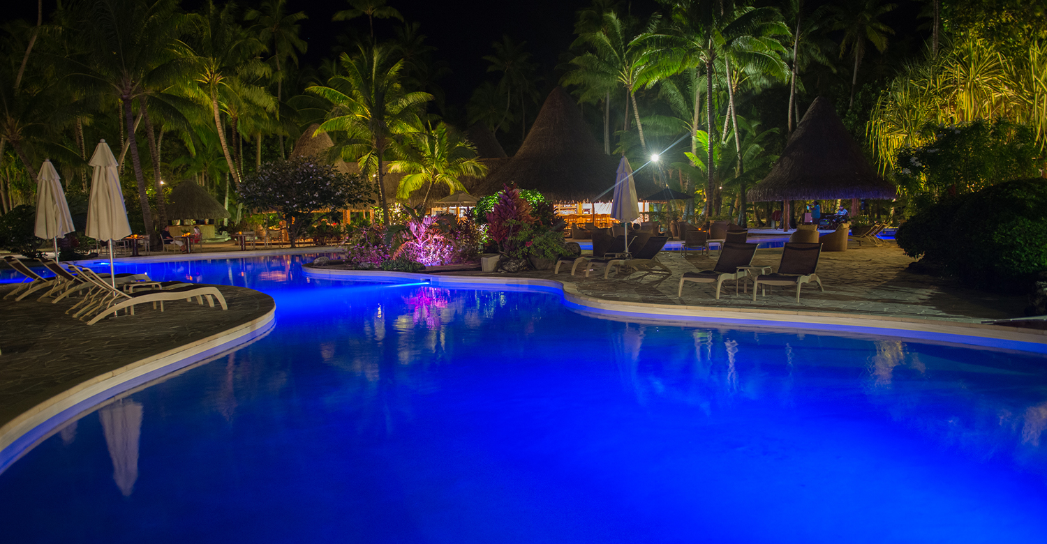 Stunning pool at Le Bora Bora by Pearl Resorts