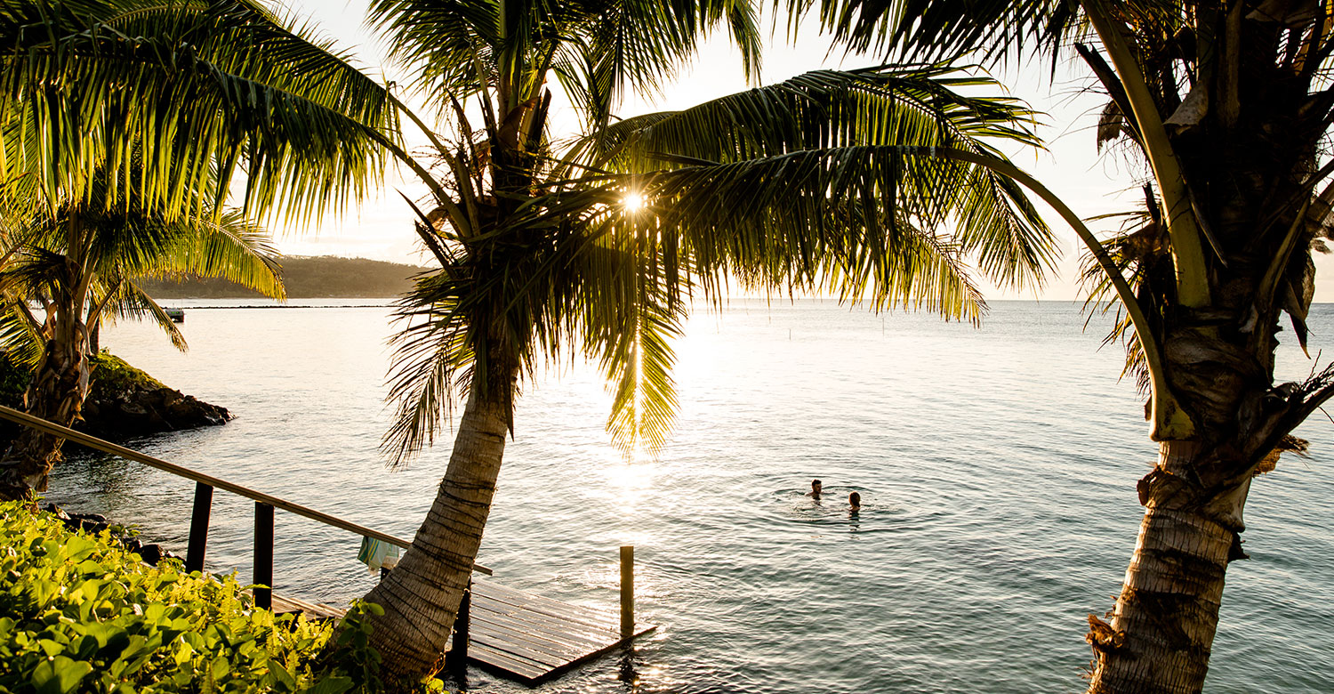 Swimming at le Lagoto Resort | Image Credit Samoa Tourism Authority