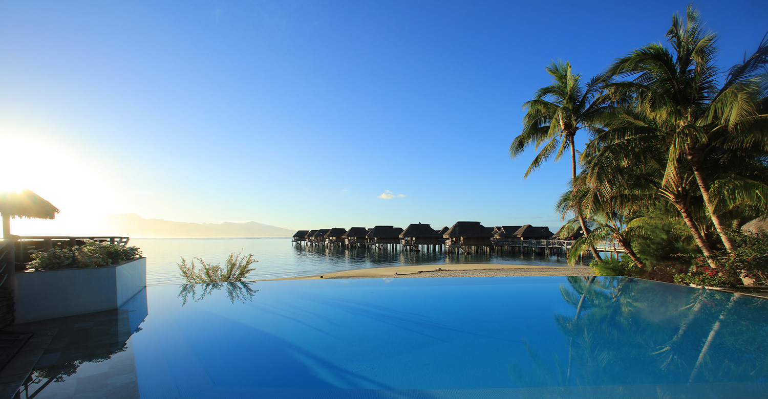 Infinity Pool at Sofitel Kia Ora Moorea Beach Resort