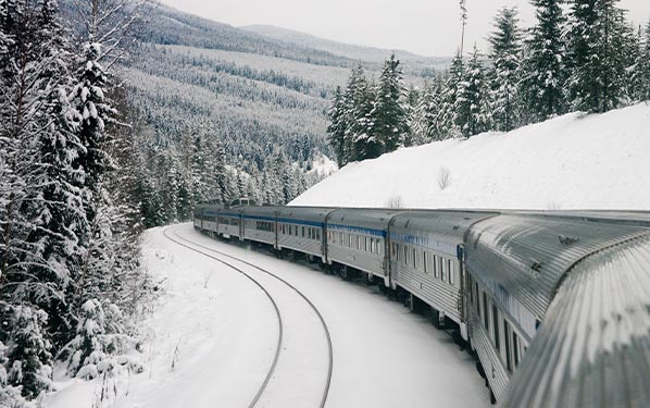 Canadian VIA Snow Train