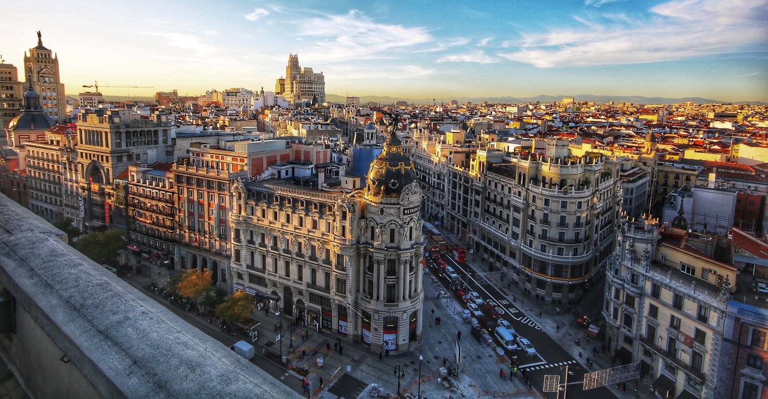 Calle Gran Via, Madrid