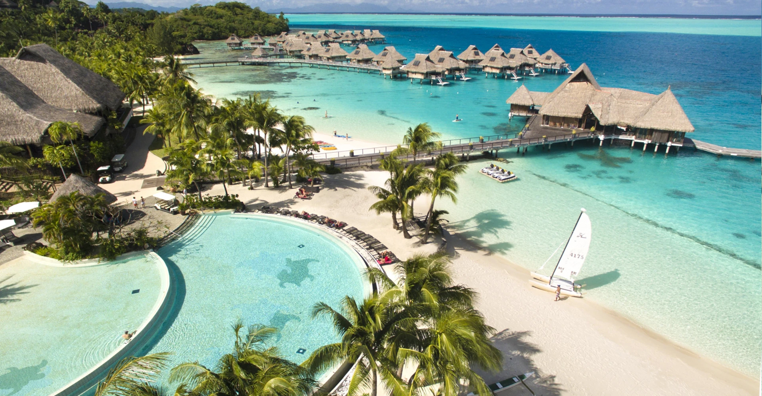 Aerial view | Credit: Conrad Bora Bora Nui