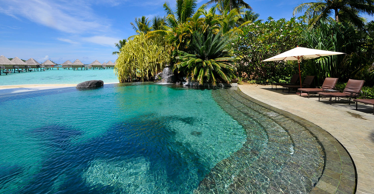 Stunning Pool at InterContinental Bora Bora Le Moana Resort