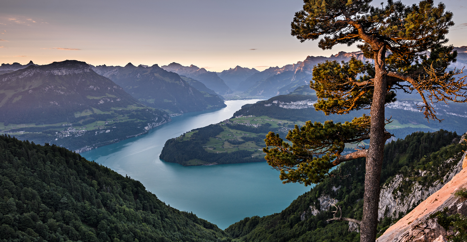 Mt Rigi looking over Lake Lucerne