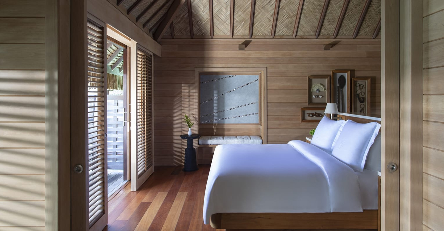 Beach view Overwater Bungalow Suite | Credit: Four Seasons Resort Bora Bora