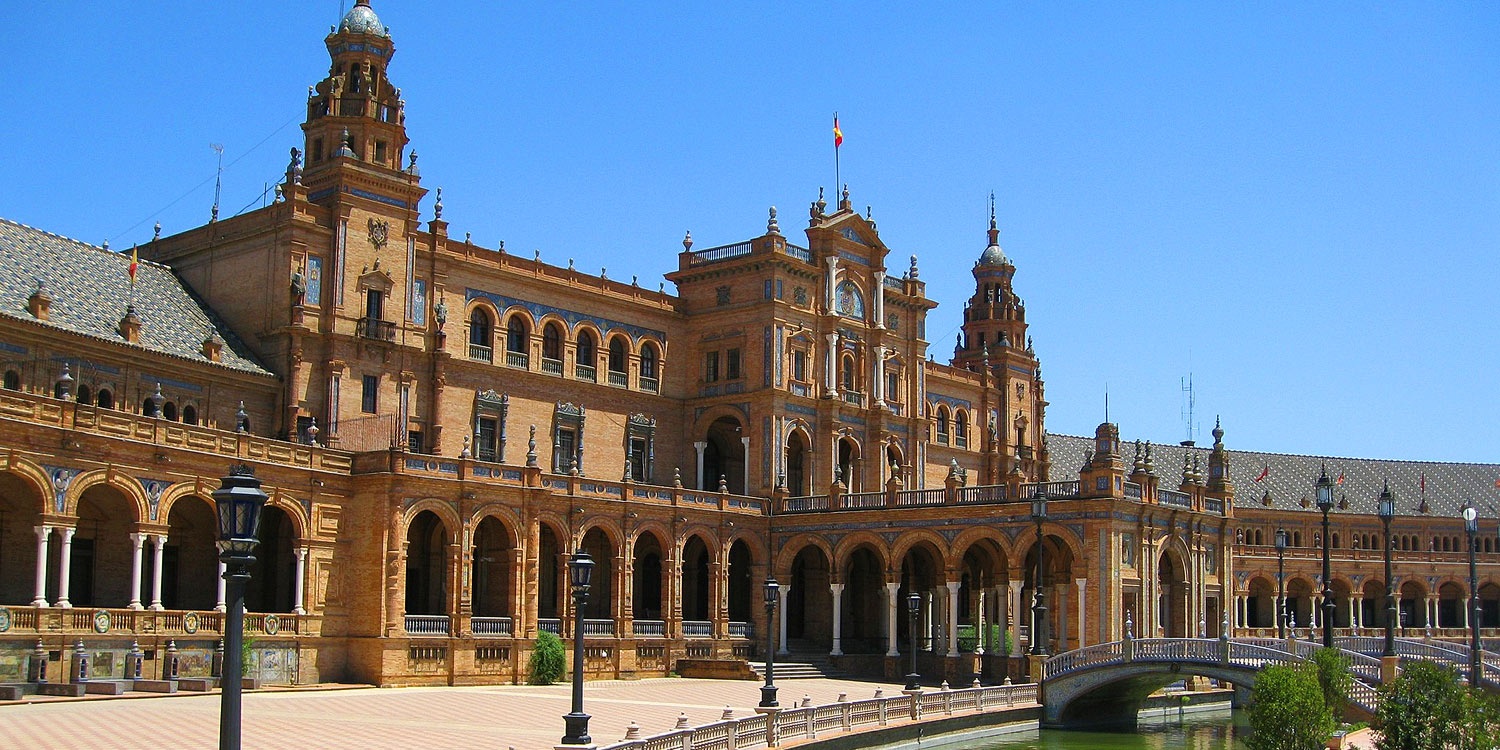 Plaza de España in Seville, Spain