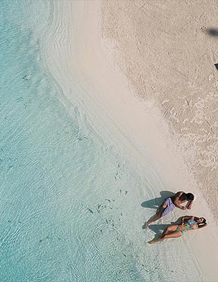 Less crowded than other islands