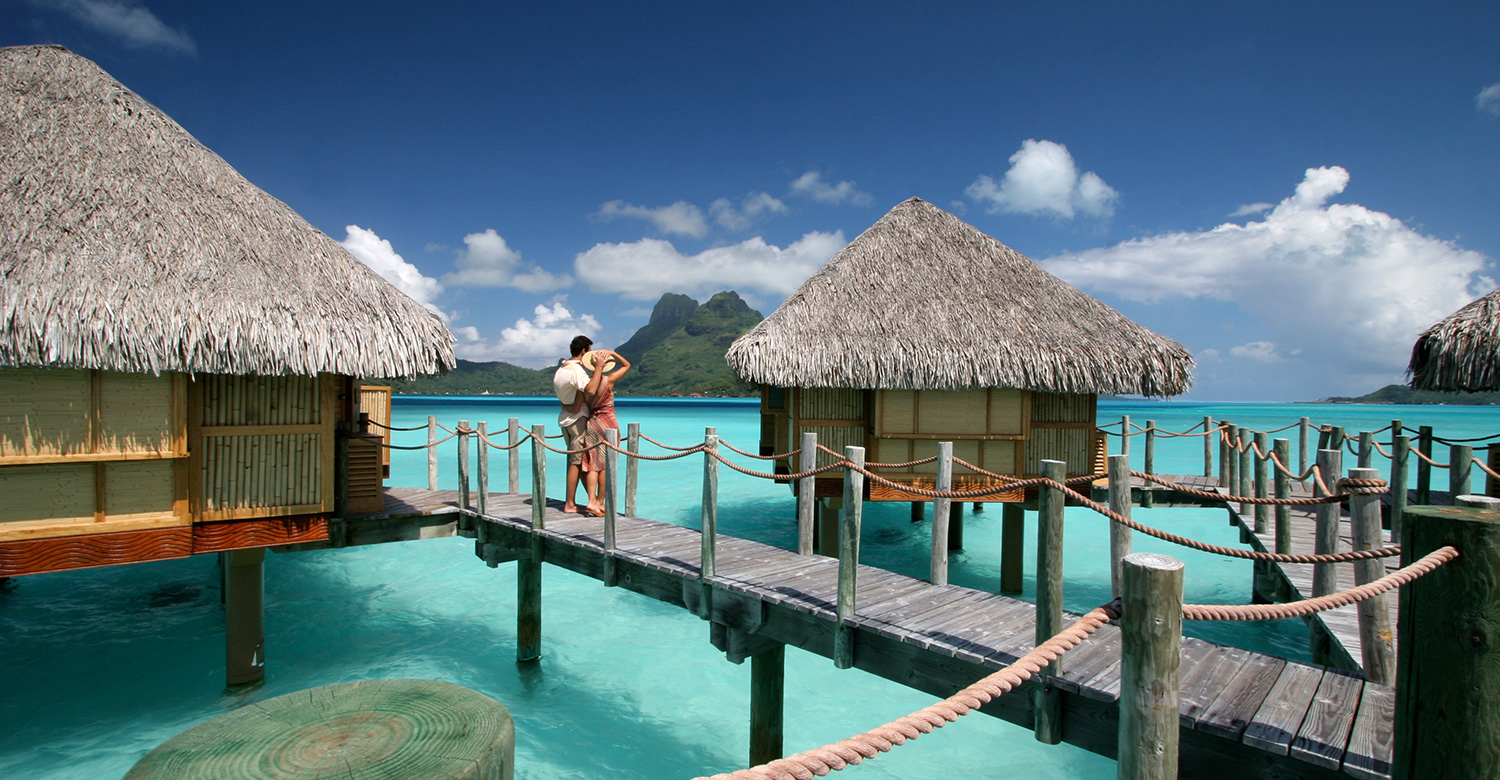 Overwater Bungalows at Le Bora Bora by Pearl Resorts
