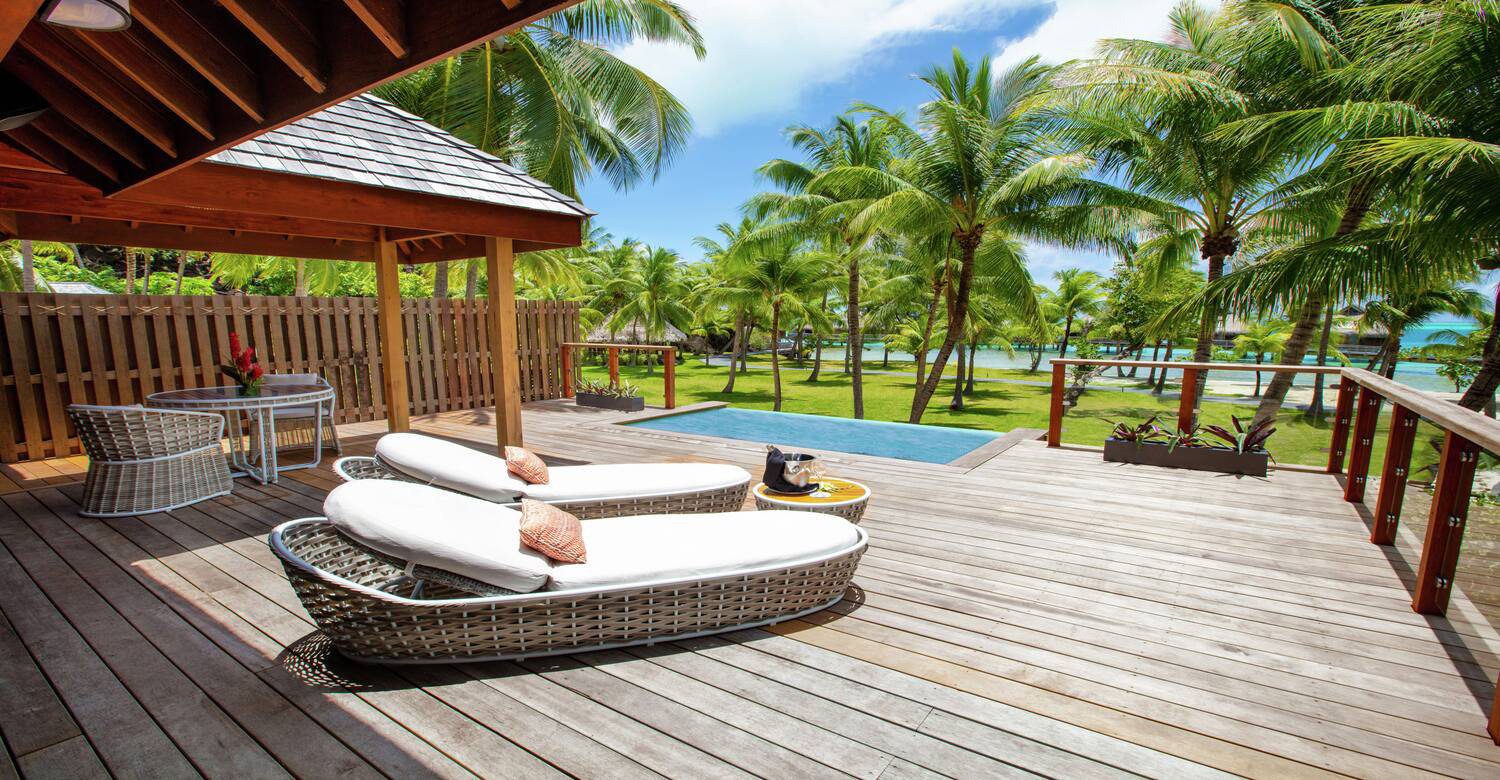 Tropical Pool Beach View Villa | Credit: Conrad Bora Bora Nui