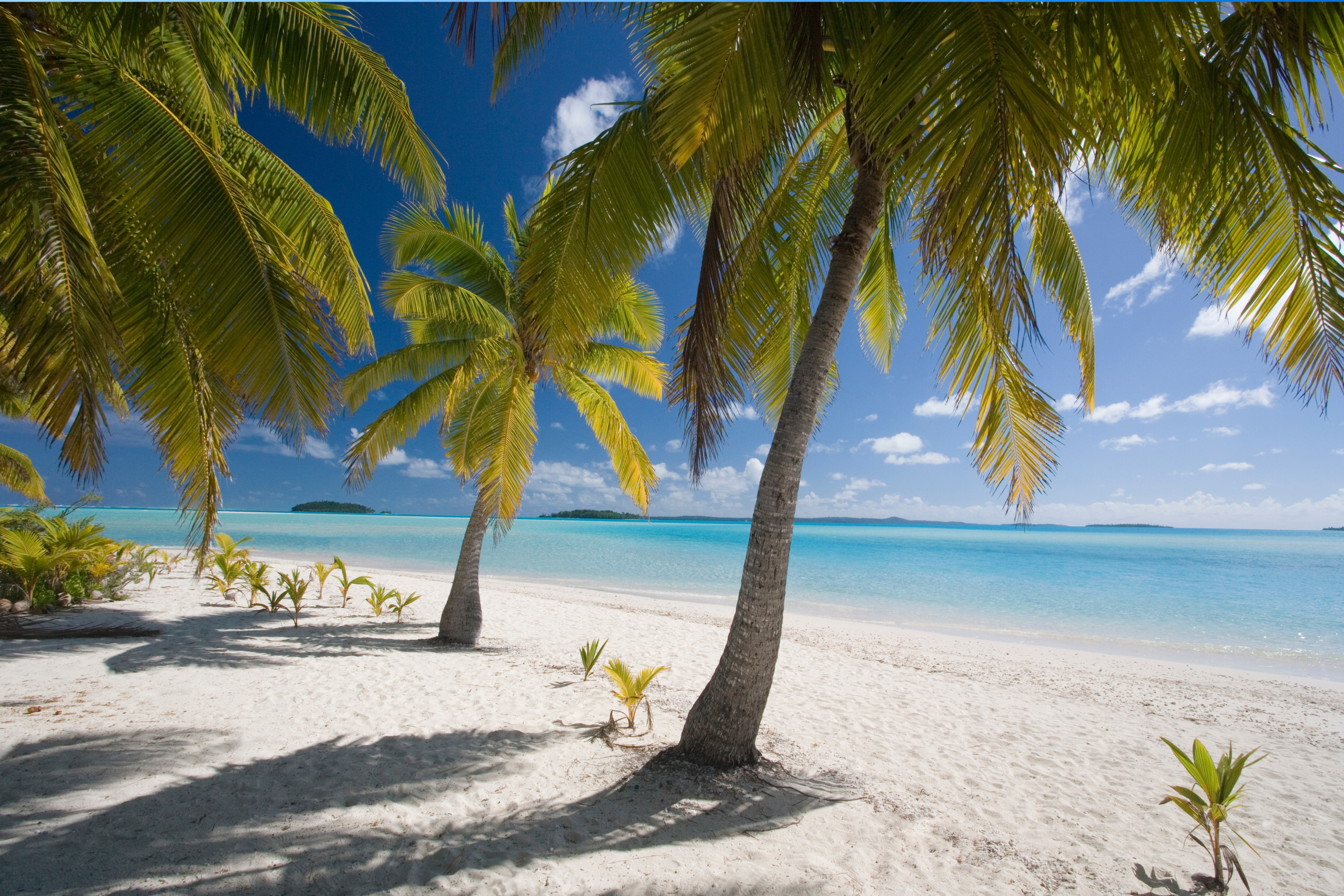 A breathtaking coastal view of some islands