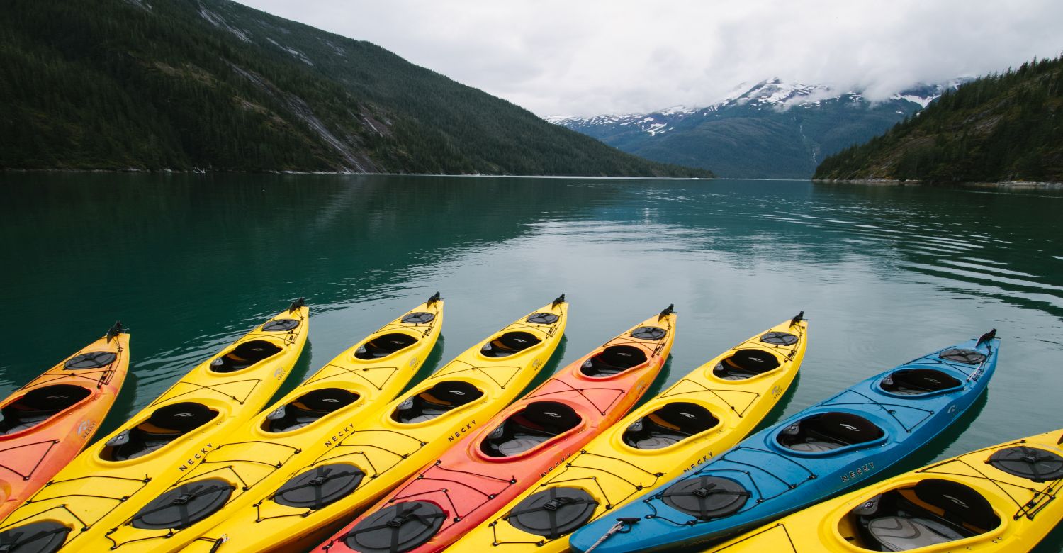 Kayaking ready for use | Credit: UnCruise
