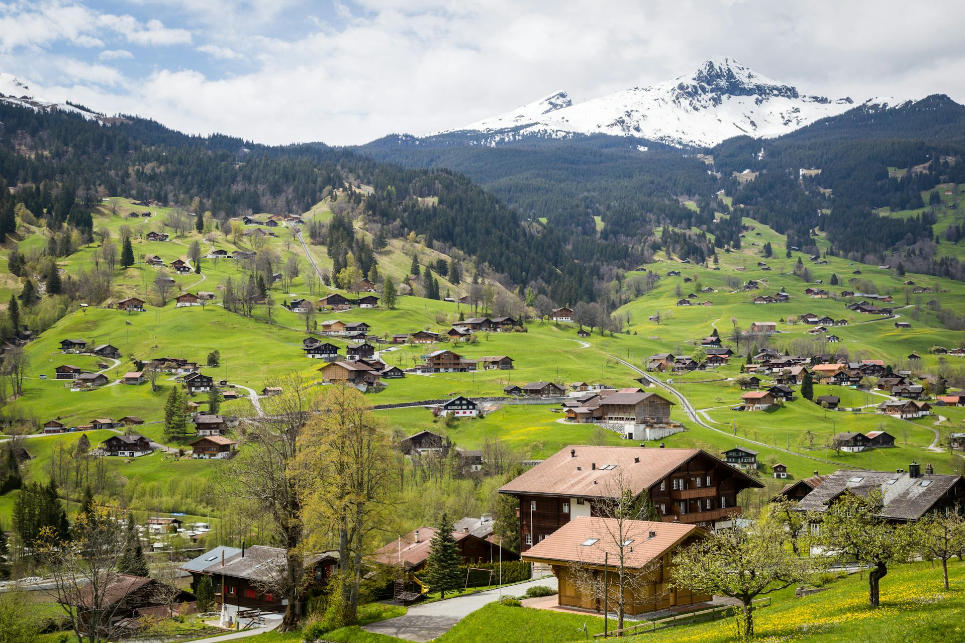 A picturesque village in Switzerland