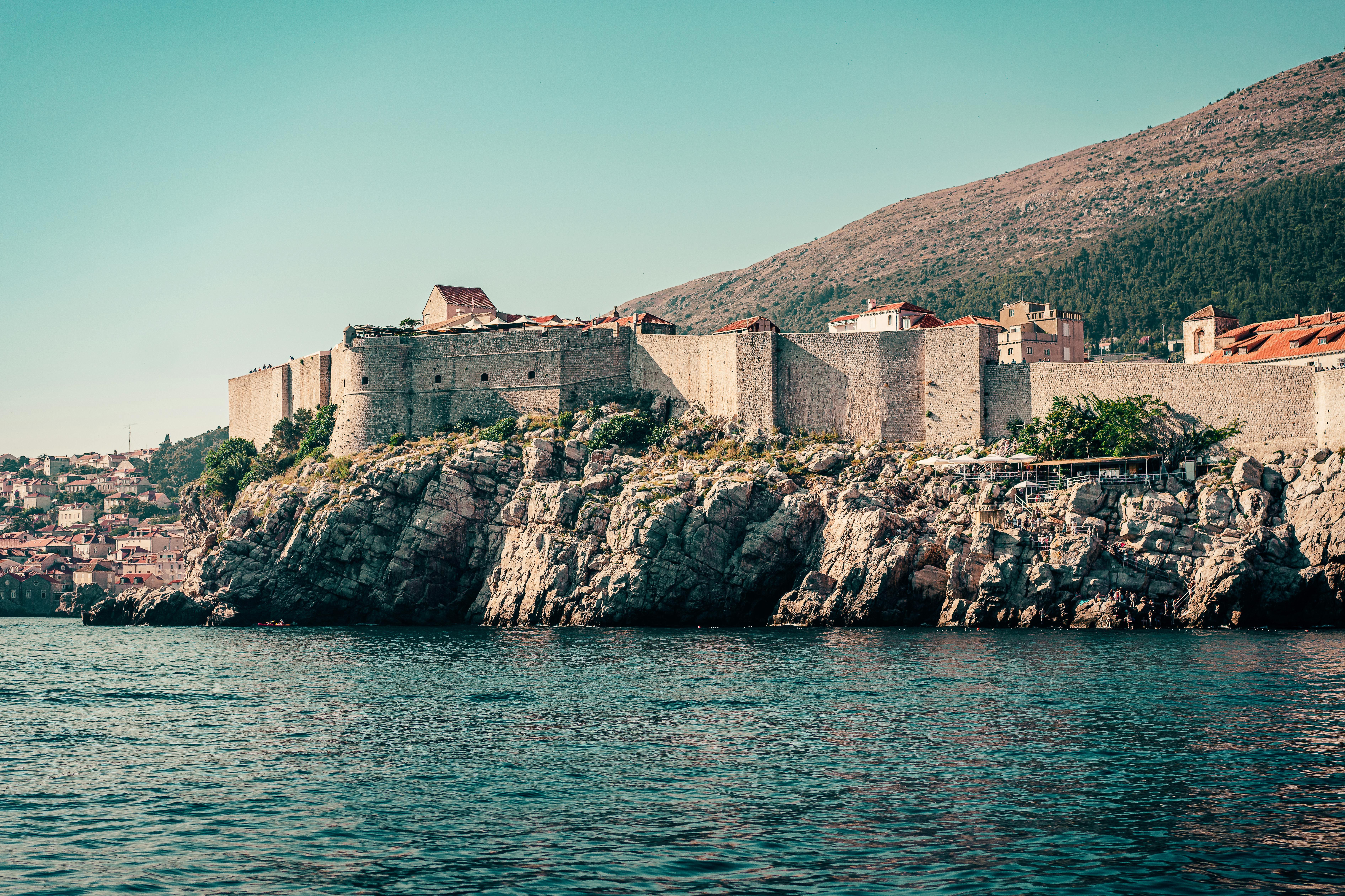 A serene view of the Dalmatian Coast
