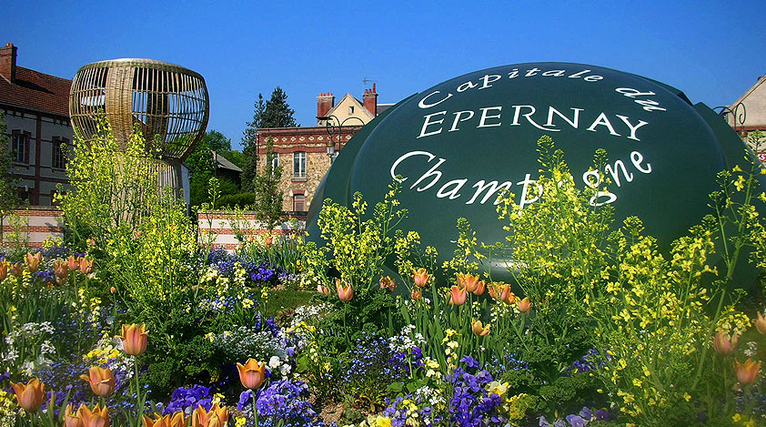 Visit the renowned Champagne houses in Epernay