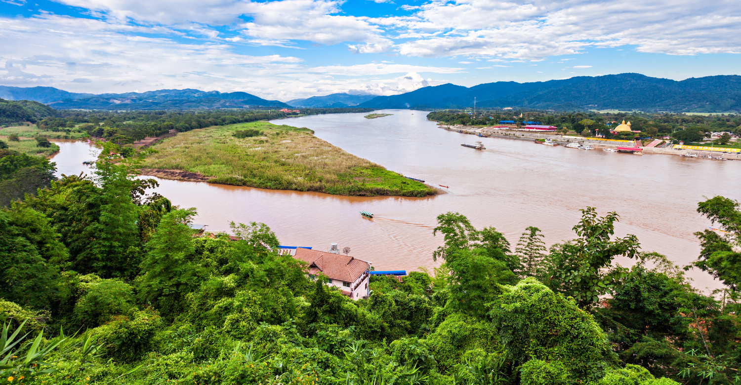 View of Mekong River from Golden Triangle