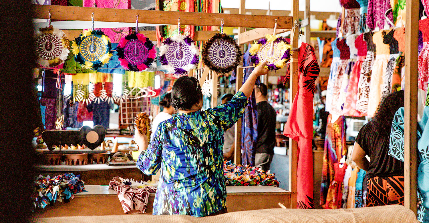 Craft Market Shopping Apia | Image credit Samoa Tourism Authority